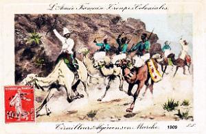 Algerie - Tirailleurs Algeriens en Marche - 1909